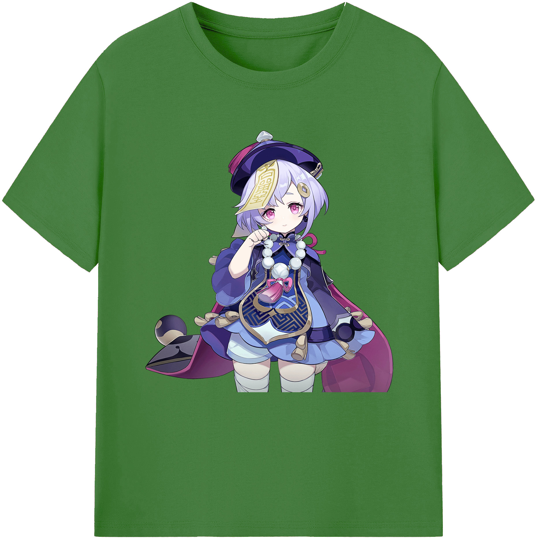 げんし神 七七 なな  genshin Nana レディースカジュアルプリントTシャツ（綿100％）